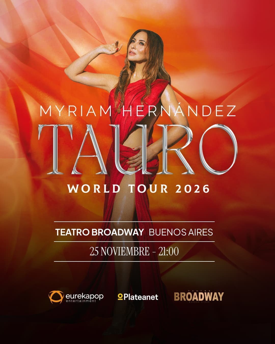 Myriam Hernández vuelve a Argentina con una gira inolvidable